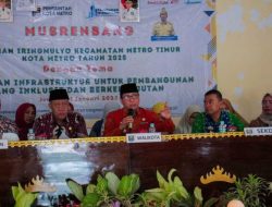 Walikota Metro Dorong Peningkatan SDM dan Gotong Royong di Musrenbang Iringmulyo