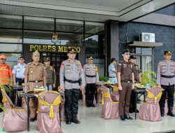 Sekda Kota Metro Hadiri Apel Pasukan Operasi Krakatau 2025